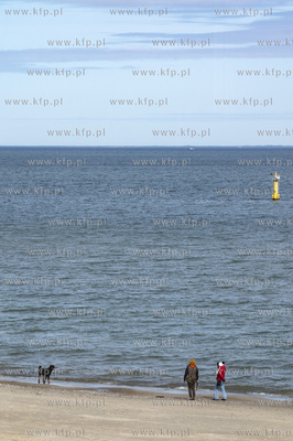 Sopot. Widok z budynku Mamuszki 14 na morze.07.04.2025...