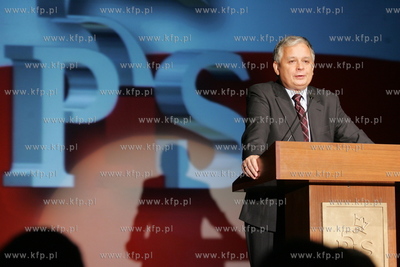 Gdansk, hala Olivia, konwencja wyborcza Lecha Kaczynskiego....