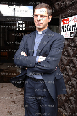 Pozar kosciola sw. Katarzyny w Gdansku. Nz. Dariusz...