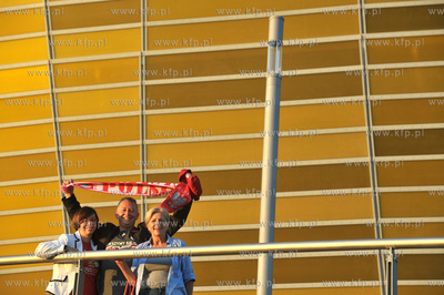 Gdansk. Stadion pilkarski PGE Arena. Mecz towarzyski...