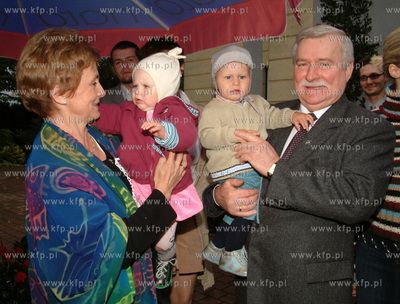 60 urodziny Lecha Walesy - przyjecie urodzinowe w domu...