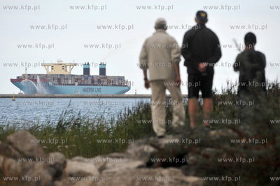 Najwiekszy kontenerowiec swiata Maersk Mc-Kinney Moller...