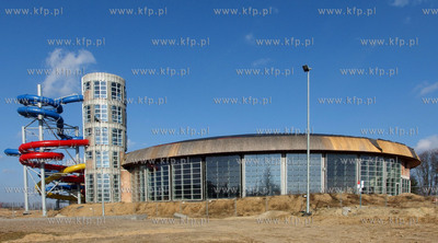Slupsk. Budowa aquaparku. 22.02.2014 fot. Maciej Kosycarz...