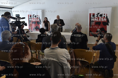 Wizyta Lecha Wałęsy w Billund w Danii. Konferencja...