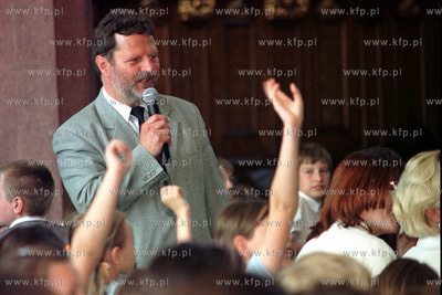 prof. Jerzy Samp lipiec 2000 fot. Lukasz Glowala /...