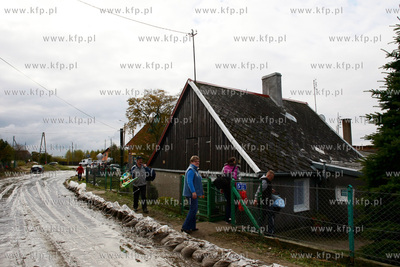 Nowakowo, Wyspa Nowakowska kolo Elblaga. Sztorm na...