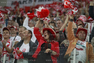 Gdansk. Stadion pilkarski PGE Arena. Mecz towarzyski...