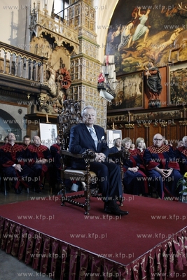 Gdańsk, Dwór Artusa. Uroczysta sesja Rady Miasta...