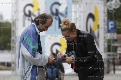 38 Gdynia Festiwal Filmowy. Nz. aktorka Sonia Bohosiewicz...