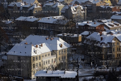 Widok z wiezy widokowej na Pacholku w Gdansku Oliwie....
