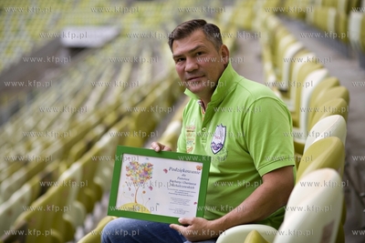 Gdańsk. PGE Arena. Spotkanie poświęcone meczowi,...