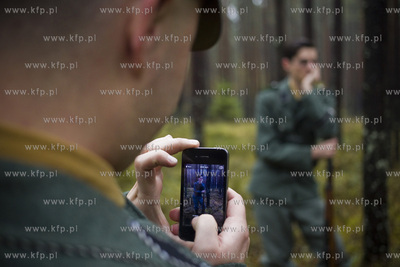 Lasy piaśnickie koło WejherowaPlan zdjęciowy filmu...