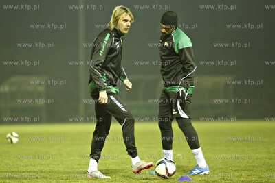 Boisko treningowe przy ul. Traugutta w Gdańsku. Trening...