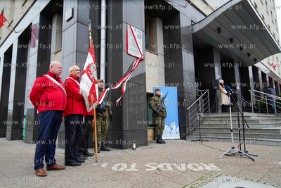 Budynek NSZZ Solidarność w Gdańsku. Uroczystość...