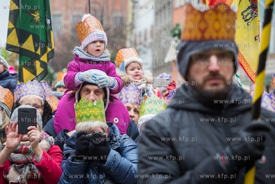 Gdańsk. IX edycja gdańskiego Orszaku Trzech Króli....