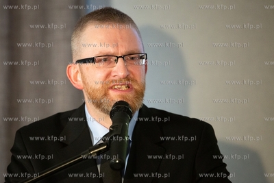 Gdańsk. Konwencja wyborcza Grzegorza Brauna, 
kandydata...