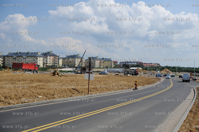 Gdansk. Budowa ulicy Nowej Lodzkiej oraz nowej lini...