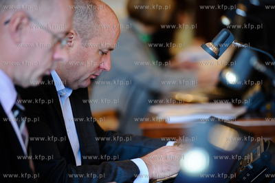 Gdansk. Nowy Ratusz. Sesja Rady Miasta Gdanska. 
Nz...