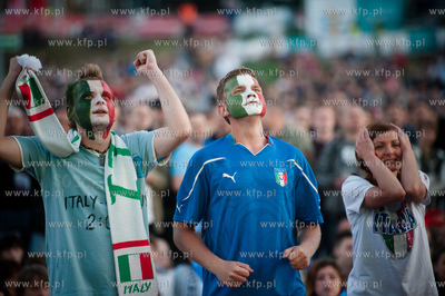 Gdansk. Fanzone - Strefa Kibica. Relacja meczu Mistrzostw...