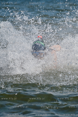 Gdansk. Plaza w Brzeznie. Diving Day 2013 - impreza...