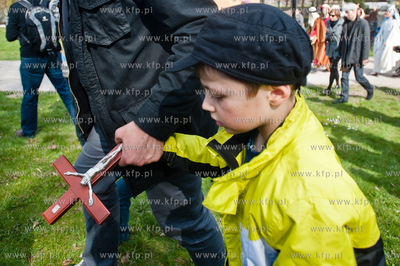 Wielki Piatek. Misterium Meki Panskiej na ulicach Gdanska....