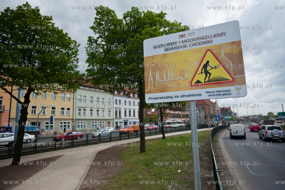 Gdansk. Nowo powstaly nie oddany jeszcze do uzytku...