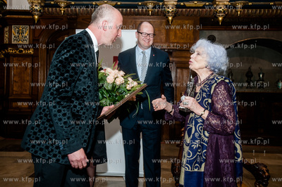 Gdansk. Dwor Artusa. Uroczystosc wreczenia Nagrod Prezydenta...
