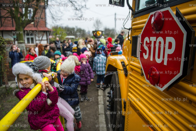 Gdansk. Pierwsza przejazdzka oryginalnego, amerykanskiego,...
