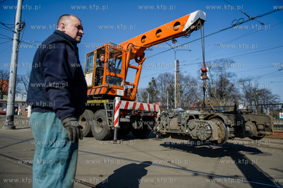 Gdansk. Wrzeszcz. Zajezdnia Tramwajowa Zakladu Komunikacji...