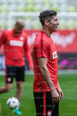 Gdansk. Stadion Energa. Otwarty dla mediow trening...