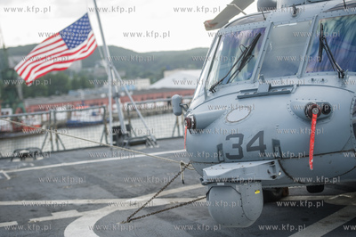Gdynia. Wizyta amerykaskiego okretu USS Mount Whitney....