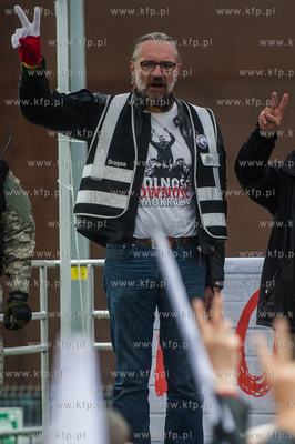 Gdańsk. Manifestacja Komitetu Obrony Demokracji pod...