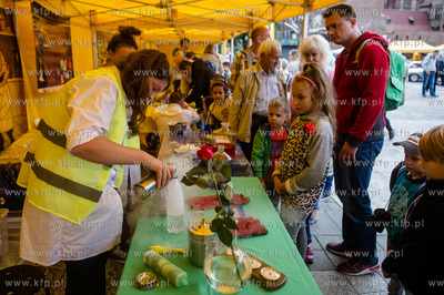 Gdańsk. Targ Węglowy. VIII Festiwal Temperatury im....