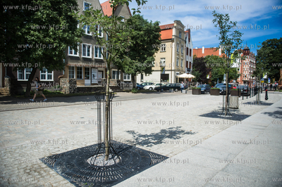 Gdańsk. Ulica Grobla. 18.07.2017 fot. Mateusz Ochocki...