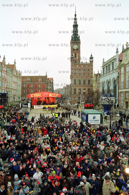 X final Wielkiej Orkiestry Swiatecznej Pomocy w Gdansku....