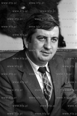 Jerzy Zurawicz - naczelnik gminy Zukowo. 02.06.1985...