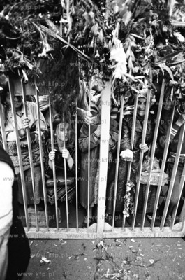 Strajk w Stoczni Gdanskiej im. Lenina Nz. mieszkancy...