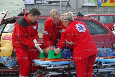 Gdansk. Wypadek na skrzyzowaniu al. Grunwaldzkiej i...