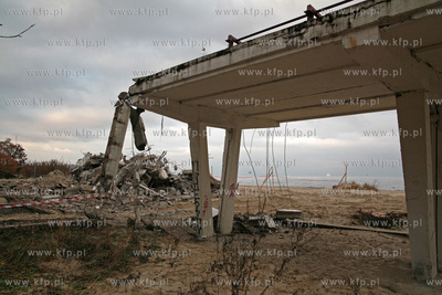 Sopot, Lazienki Polnocne. Rozpoczeto rozbiorke tarasu...