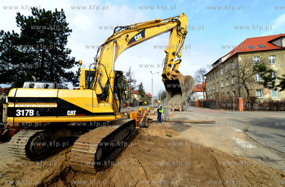 Sopot/Gdansk. Przebudowa drogi dojazdowej do Ergo Arena...