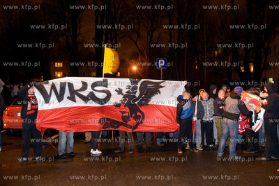 Dzien Pamieci Zolnierzy Wykletych. Kibice Gryfa Slupsk...