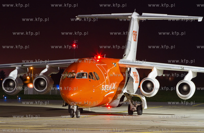 Port Lotniczy Gdansk, Nz. British Aerospace BAe 146-200...
