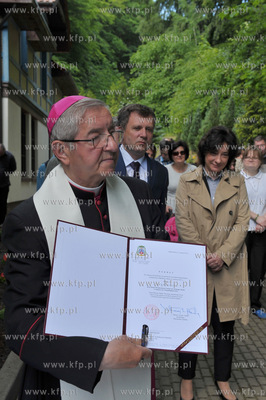 Uroczyste otywarcie Okna Zycia w budynku Domu Hospicyjnego...