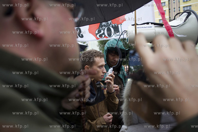 Gdańsk, Plac Solidarności. Czarny Protest, czyli...