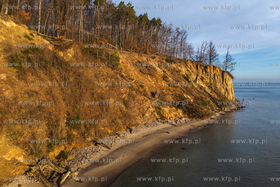 Obsypujący się Klif Orłowski w Gdyni Orłowie.
17.01.2025
fot....