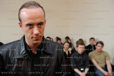 Adam Darski - wokalista, lider metalowej grupy BEHEMOT...