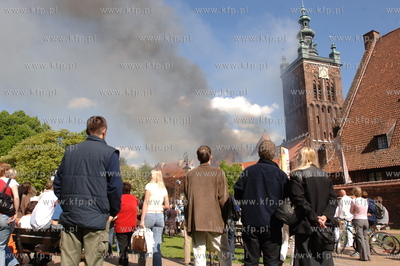 Pozar kosciola sw Katarzyny w Gdansku.
22.05.2006
Fot....