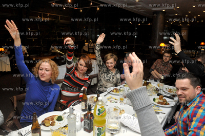 Biesiada felietonistow Wybrzeza w Restauracji VNS w...