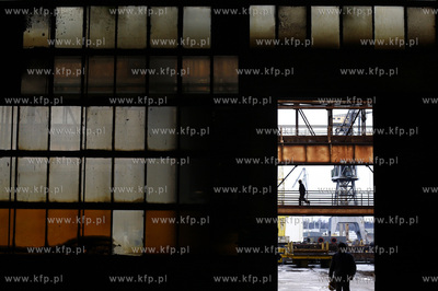 Stocznia Gdynia S.A. 18.03.2009 fot. Krzysztof Mystkowski...