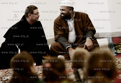 Gdansk. Meczet. Uroczystosci zwiazane z 23 rocznica...